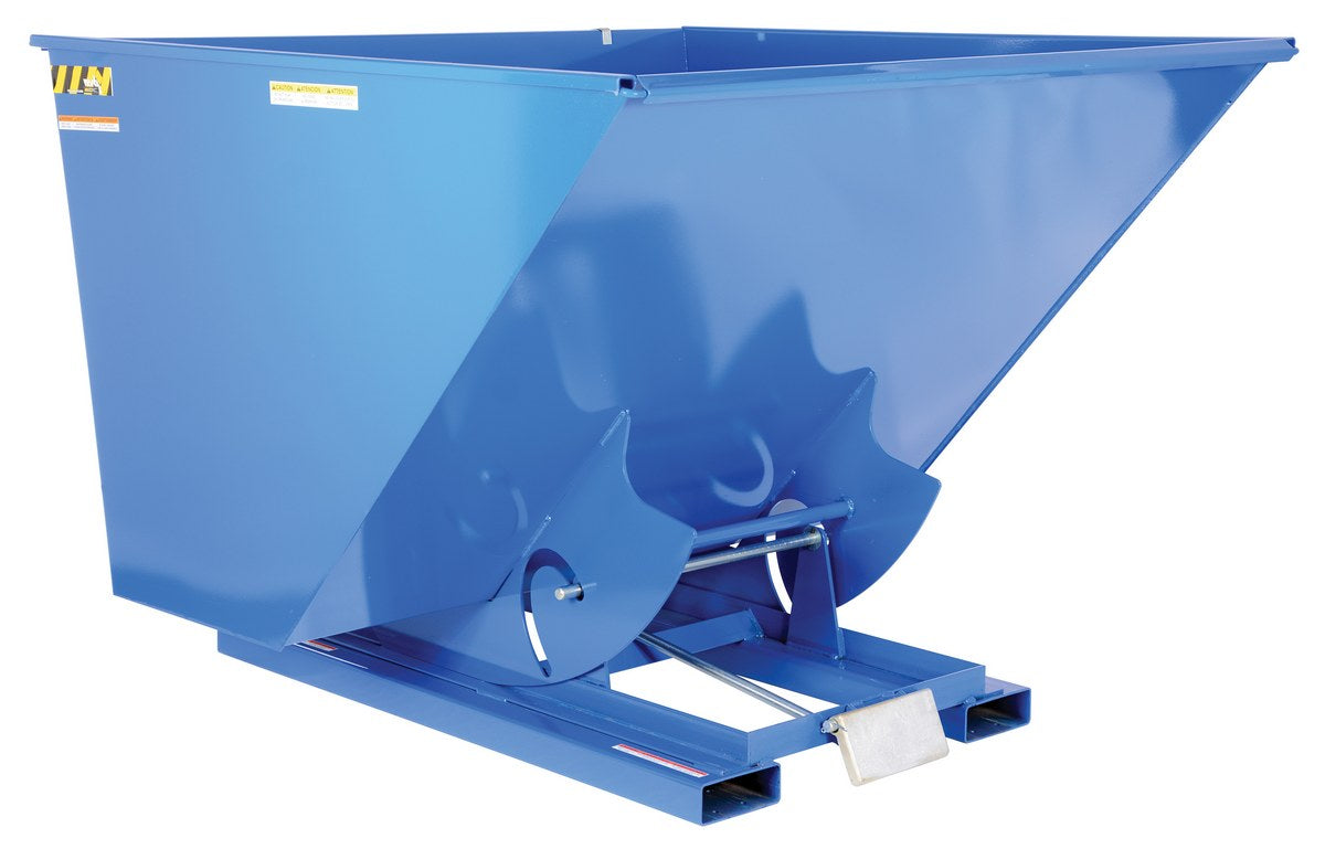 2-1/2 Cubic Yard Self-Dumping Steel Hopper w/Bump Release & 6,000-lbs Capacity