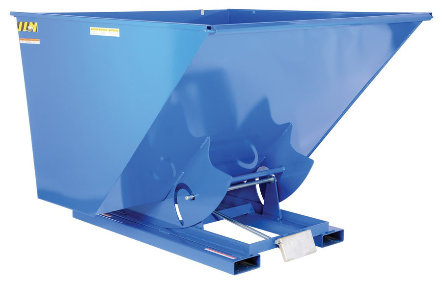 2-1/2 Cubic Yard Self-Dumping Steel Hopper w/Bump Release & 6,000-lbs Capacity
