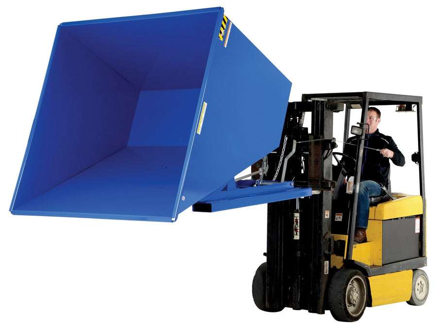 2-1/2 Cubic Yard Self-Dumping Steel Hopper w/Bump Release & 6,000-lbs Capacity