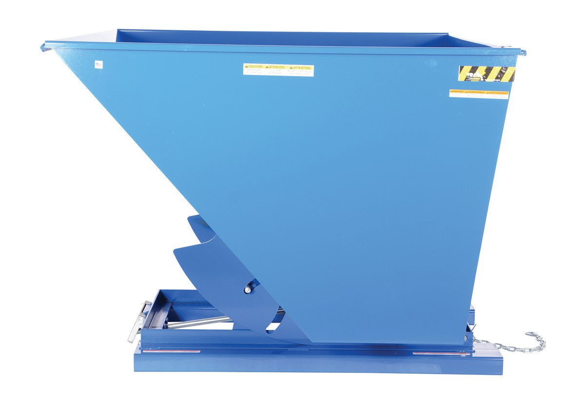 2-1/2 Cubic Yard Self-Dumping Steel Hopper w/Bump Release & 6,000-lbs Capacity