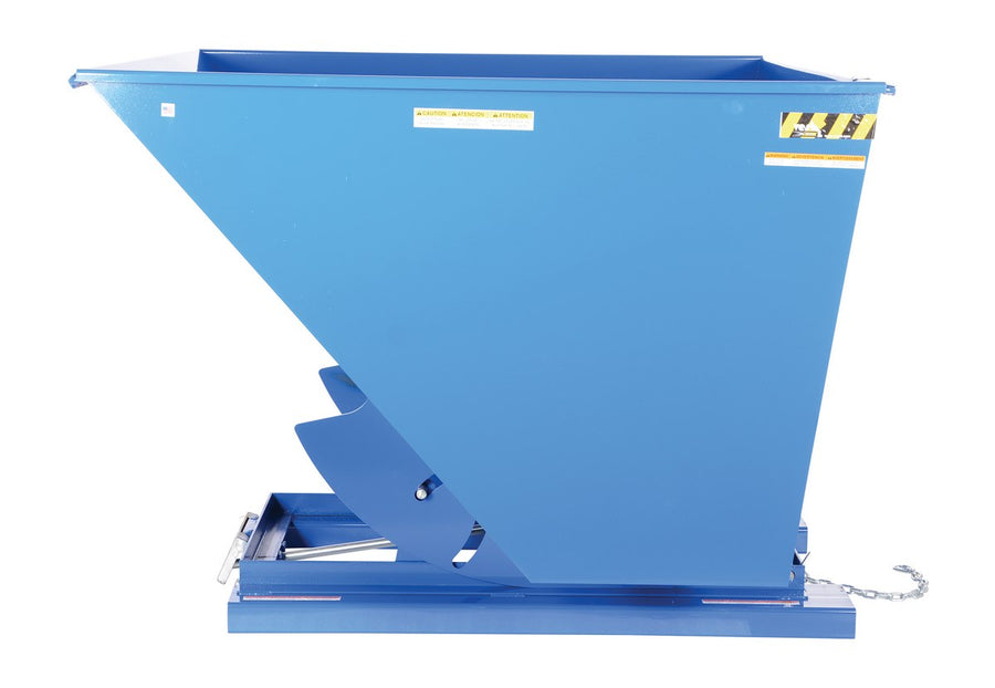 2-1/2 Cubic Yard Self-Dumping Steel Hopper w/Bump Release & 6,000-lbs Capacity