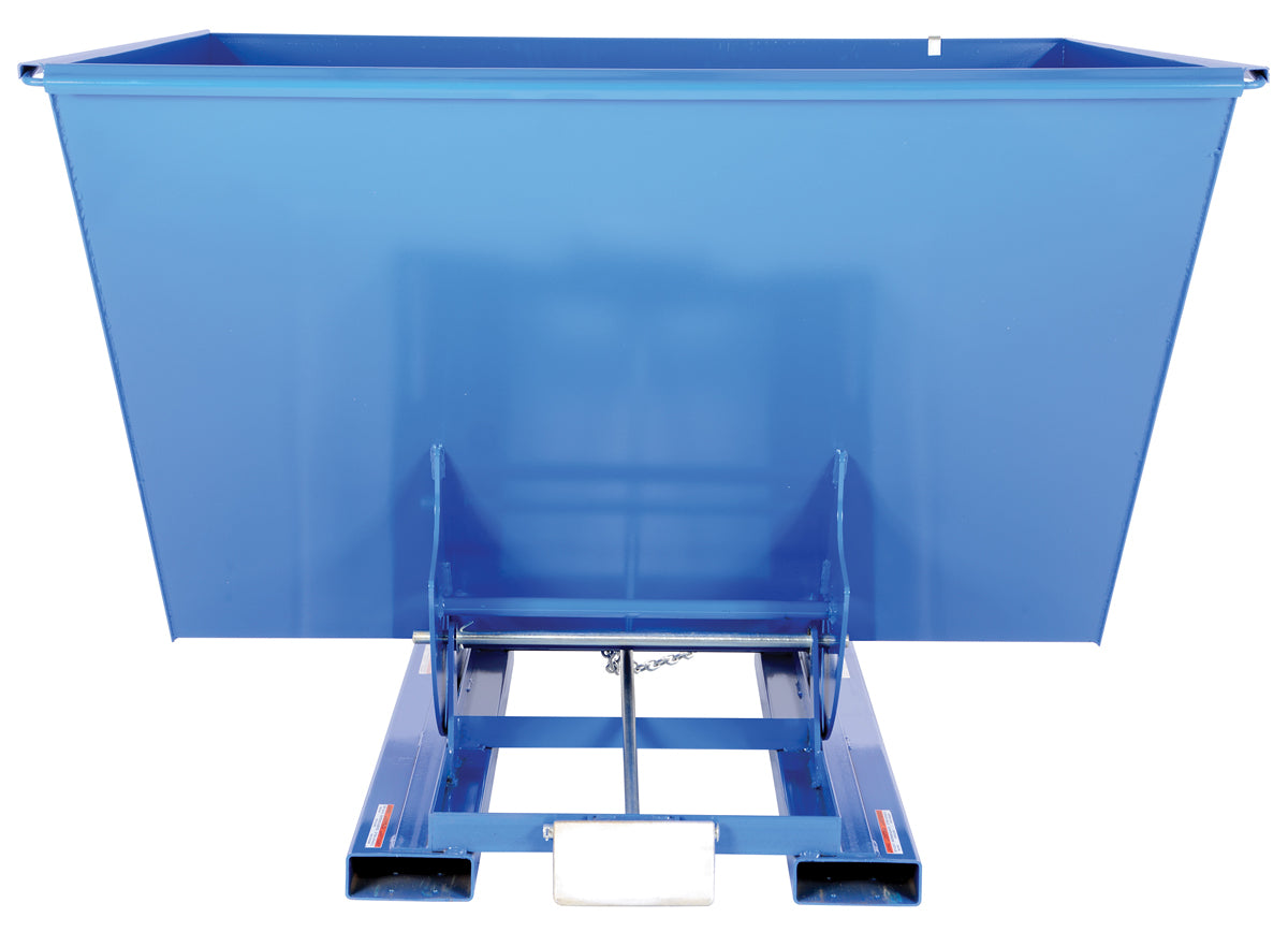 2-1/2 Cubic Yard Self-Dumping Steel Hopper w/Bump Release & 2,000-lbs Capacity