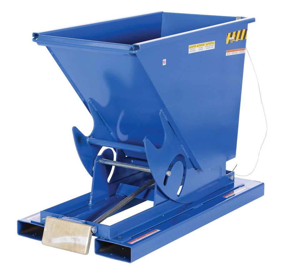 1/3 Cubic Yard Self-Dumping Steel Hopper w/Bump Release & 6,000-lbs Capacity