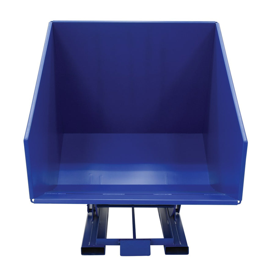 3-1/2 CuYd 70 Degree Heavy Duty Self Dumping Hopper w/ Bumper Release - Blue