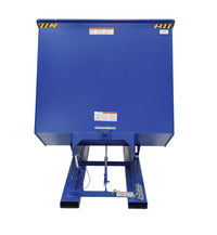 Thumbnail for 3-1/2 CuYd 70 Degree Heavy Duty Self Dumping Hopper w/ Bumper Release - Blue