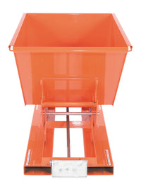 Thumbnail for 1/2 CuYd 70 Degree Heavy Duty Self Dumping Hopper w/ Bumper Release - Orange