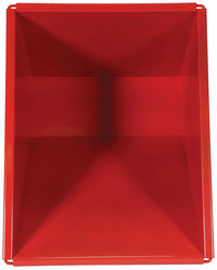 Thumbnail for 1/2 CuYd 70 Degree Heavy Duty Self Dumping Hopper w/ Bumper Release - Red