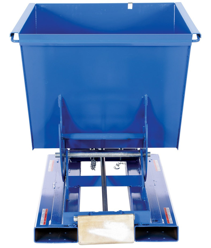1/2 Cubic Yard Self-Dumping Steel Hopper w/Bump Release & 6,000-lbs Capacity