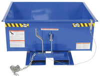 Thumbnail for Low Profile Self Dumping Hopper .5 Cubic Yards 2,000 lb. Capacity Blue