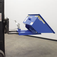 Thumbnail for Low Profile Self Dumping Hopper .5 Cubic Yards 2,000 lb. Capacity Blue