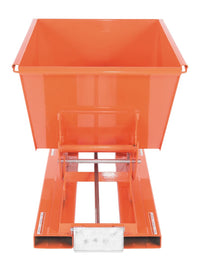 Thumbnail for 1/2 CuYd 70 Degree Medium Duty Self Dumping Hopper w/ Bumper Release - Orange