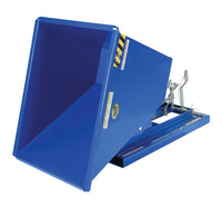 Thumbnail for 1/2 CuYd 70 Degree Medium Duty Self Dumping Hopper w/ Bumper Release - Blue