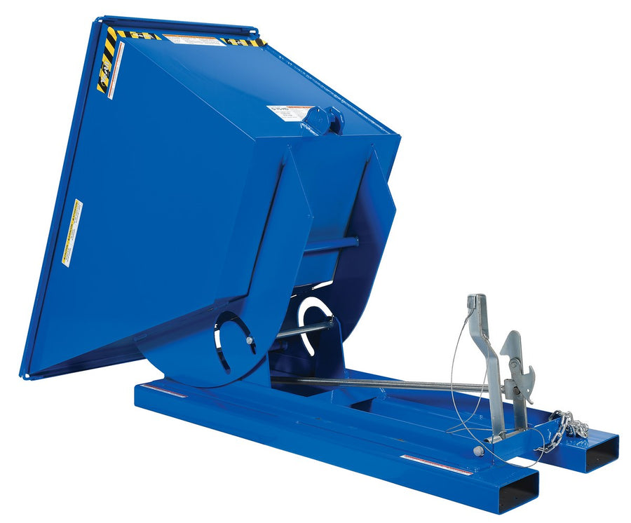 3/4 Cubic Yard Self-Dumping Steel Hopper w/Bump Release & 6,000-lbs Capacity