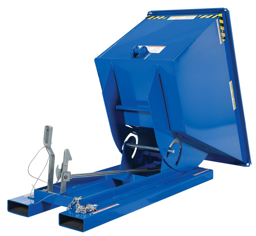 3/4 Cubic Yard Self-Dumping Steel Hopper w/Bump Release & 2,000-lbs Capacity