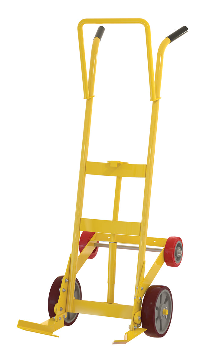 DRUM TRUCK 4 RIGID POLY WHEELS PLASTIC