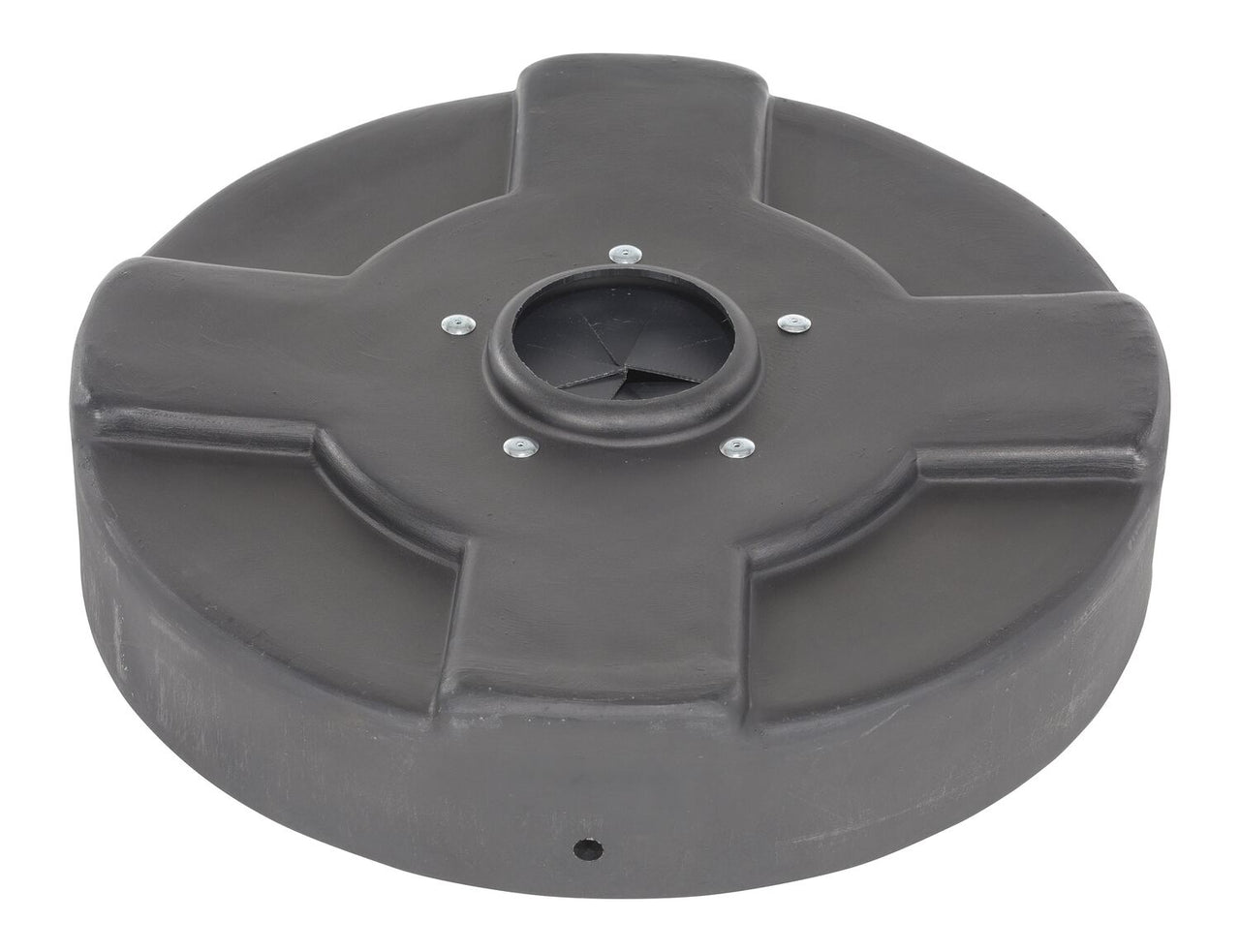 DRUM RECYC LID FLAP 30 GAL(CLOSED)BLACK