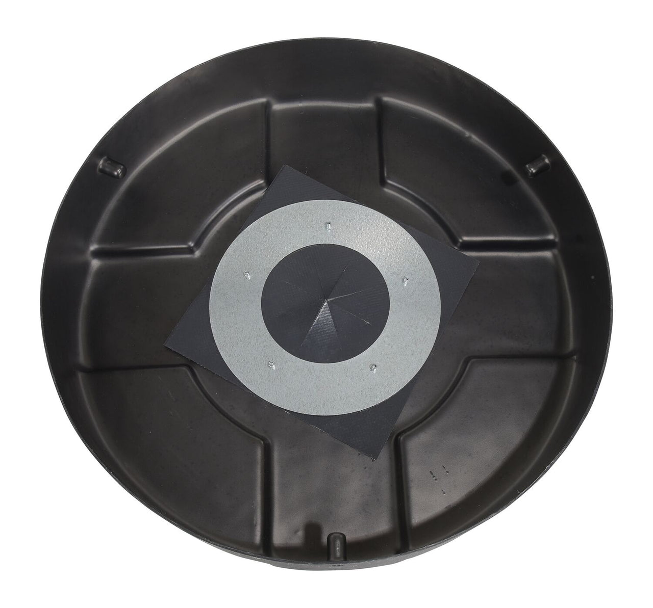 DRUM RECYC LID FLAP 30 GAL(CLOSED)BLACK