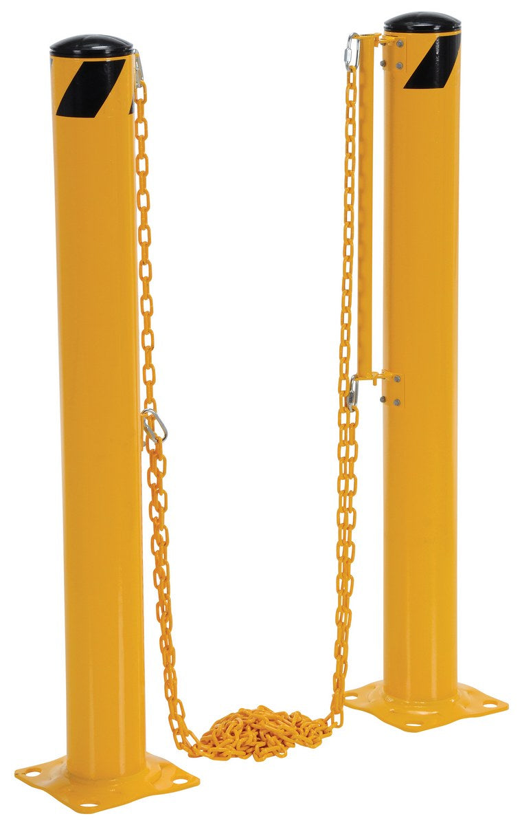 DOCK CHAIN BARRIER BOLLARD 4.5 DIA - Model DCBB-42-4-5