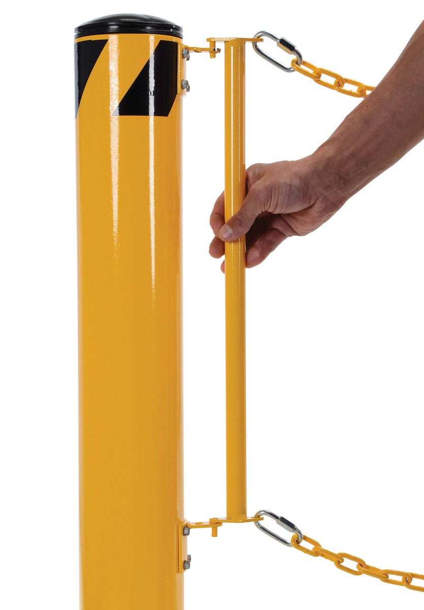 DOCK CHAIN BARRIER BOLLARD 4.5 DIA - Model DCBB-42-4-5