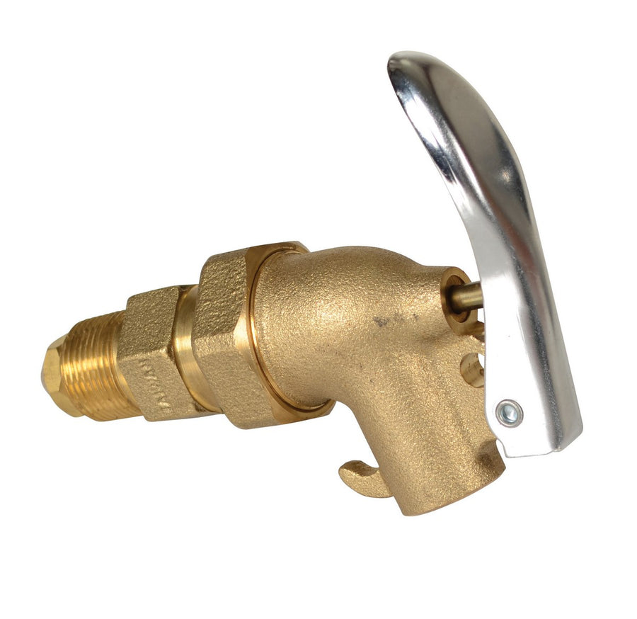 DRUM FAUCET ADJUSTABLE BRASS 3/4 BUNG