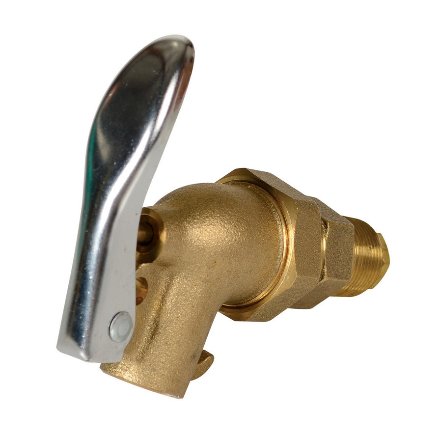 DRUM FAUCET ADJUSTABLE BRASS 3/4 BUNG