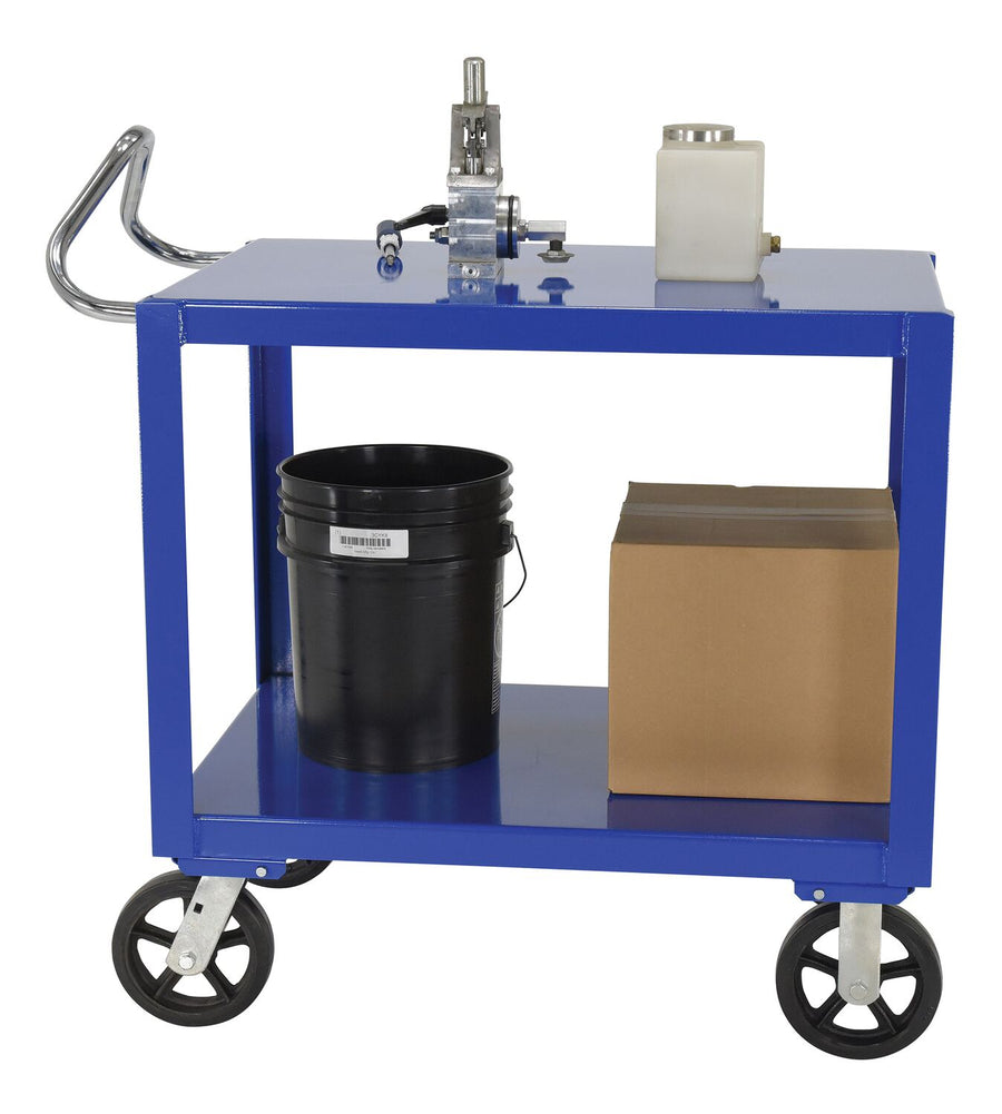 24" x 36" Ergo-Handle Cart w/ Mold-on-Rubber Casters