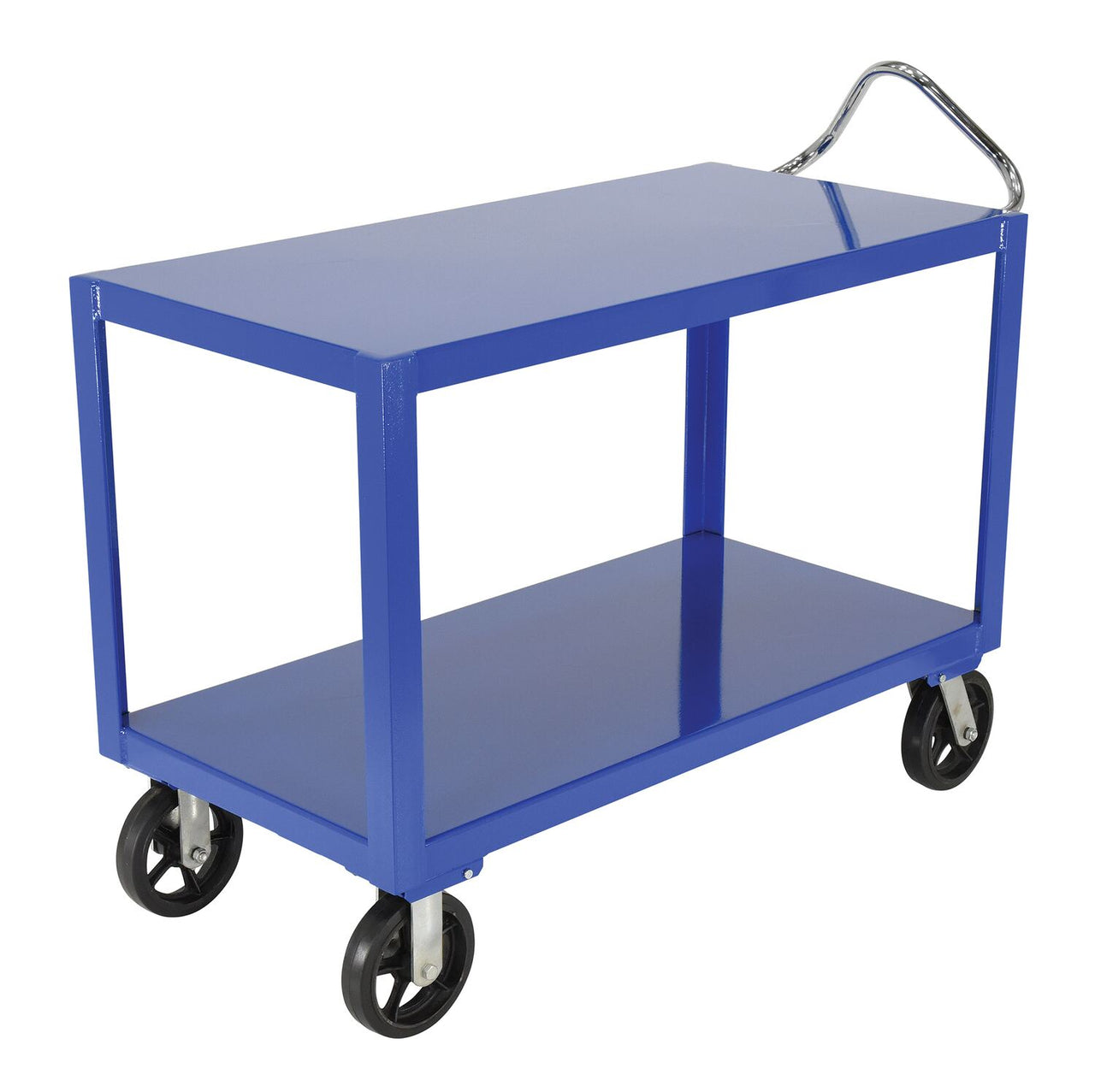 24" x 48" Ergo-Handle Cart w/ Mold-on-Rubber Casters