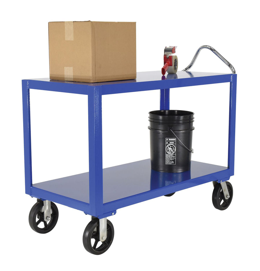 24" x 48" Ergo-Handle Cart w/ Mold-on-Rubber Casters