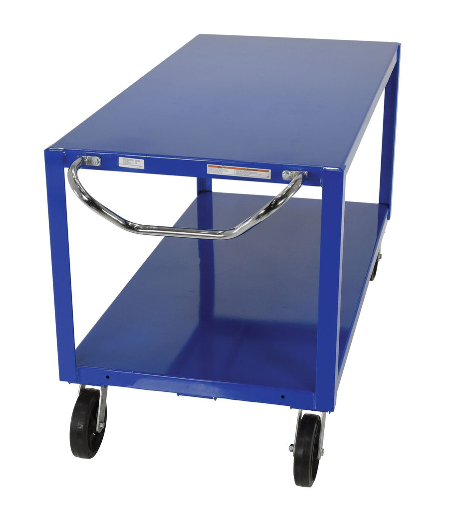 30" x 60" Ergo-Handle Cart w/ Mold-on-Rubber Casters