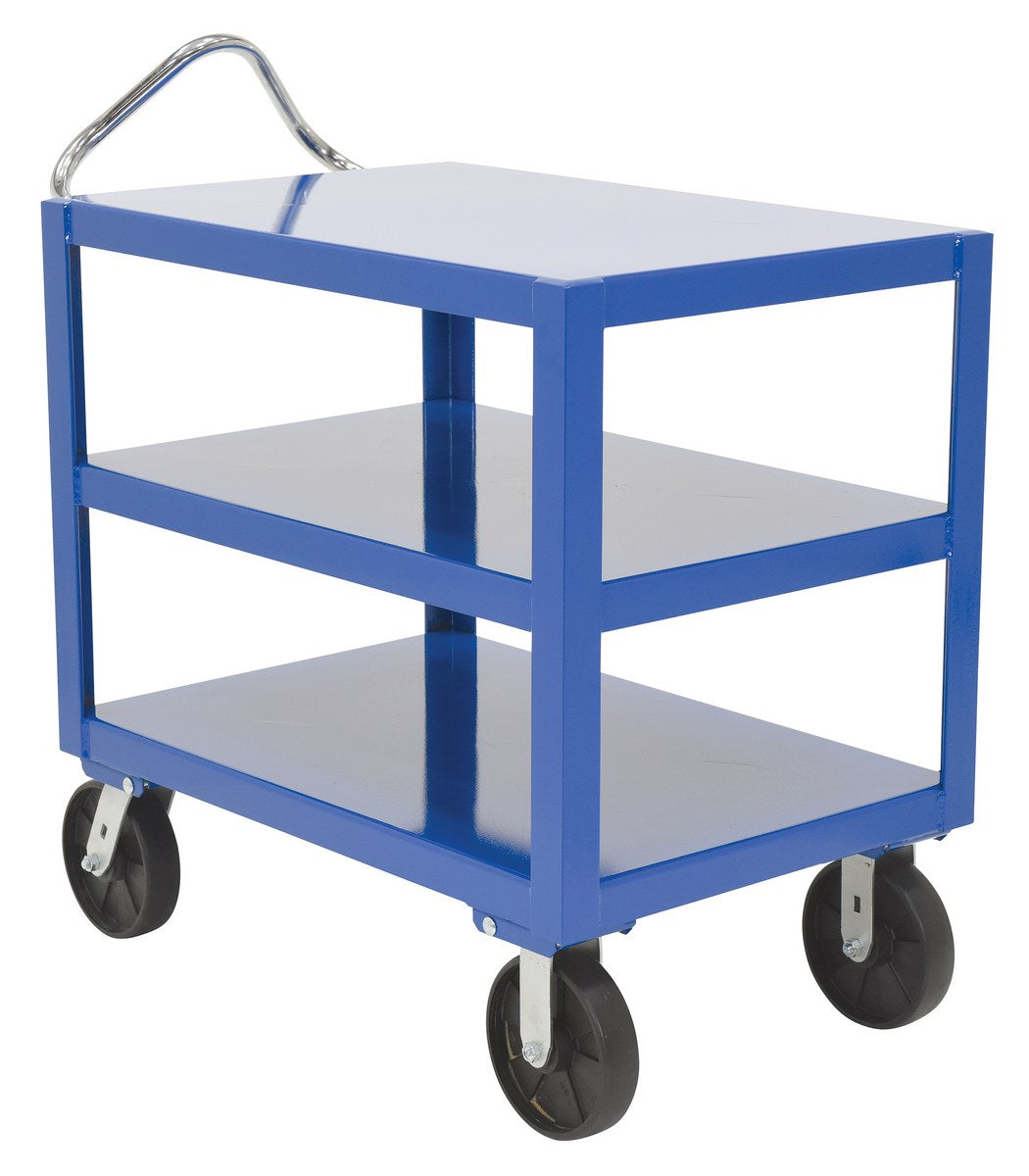 24" x 36" Extra Heavy Duty Ergo-Handle Cart w/ 3 Shelves