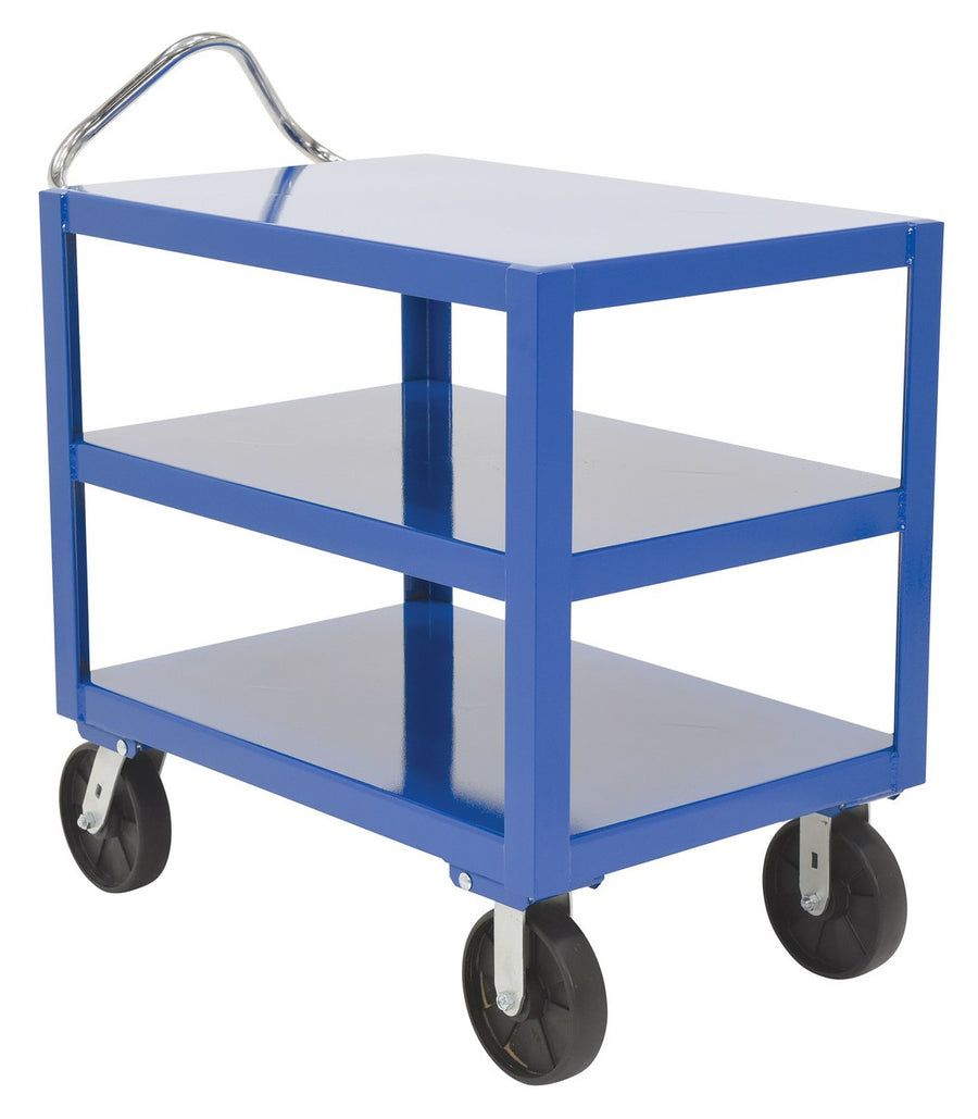 24" x 36" Extra Heavy Duty Ergo-Handle Cart w/ 3 Shelves