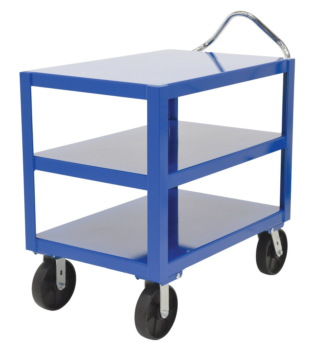 24" x 36" Extra Heavy Duty Ergo-Handle Cart w/ 3 Shelves