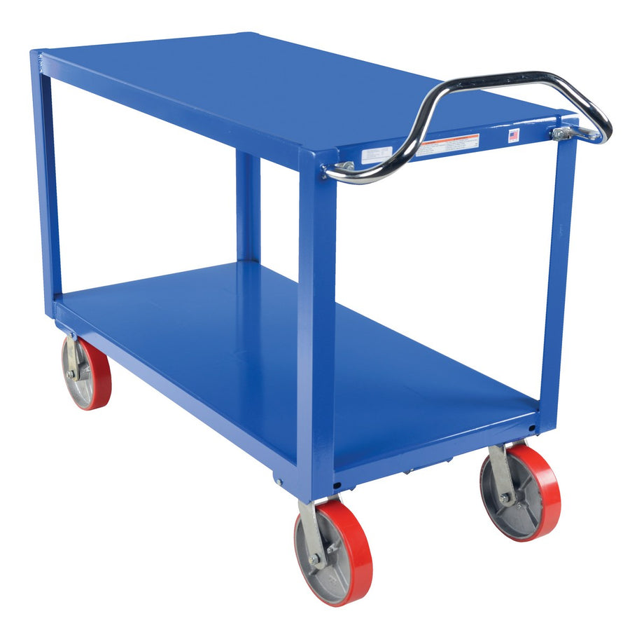 24" x 48" Ergo-Handle Cart w/ Poly Casters