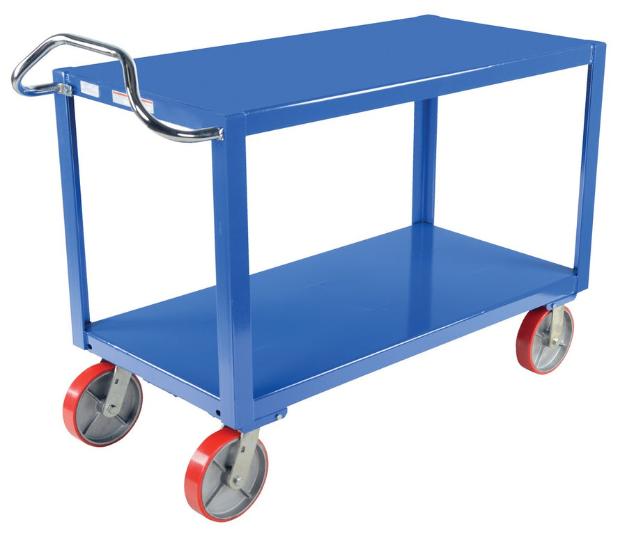 24" x 48" Ergo-Handle Cart w/ Poly Casters