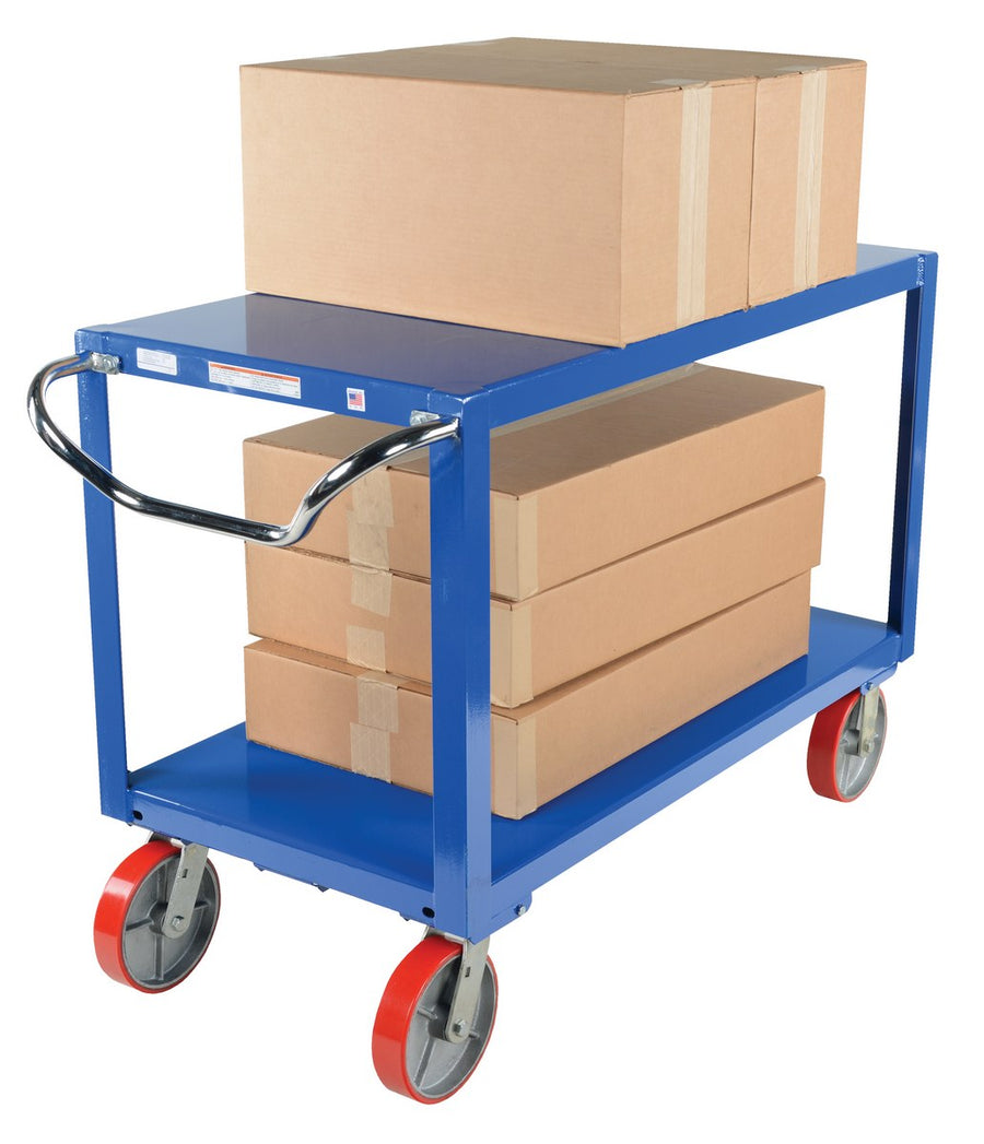 24" x 48" Ergo-Handle Cart w/ Poly Casters