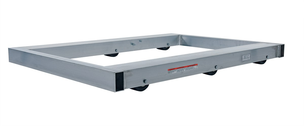 36" x 48" No Tilt Aluminum Pallet Dolly w/ 4,000-lbs Capacity