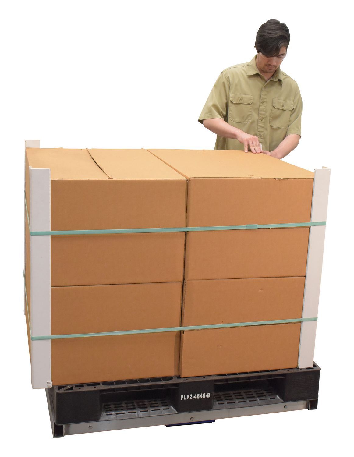 Aluminum Pallet Dolly 48" x 40" x 4.25"