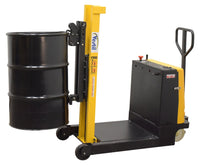 Thumbnail for Steel Manual Drive Power Lift Counter Balanc Drum Stacker 12V 52 x 26 In. x 58 In. 700 Lb. Cap Yelw