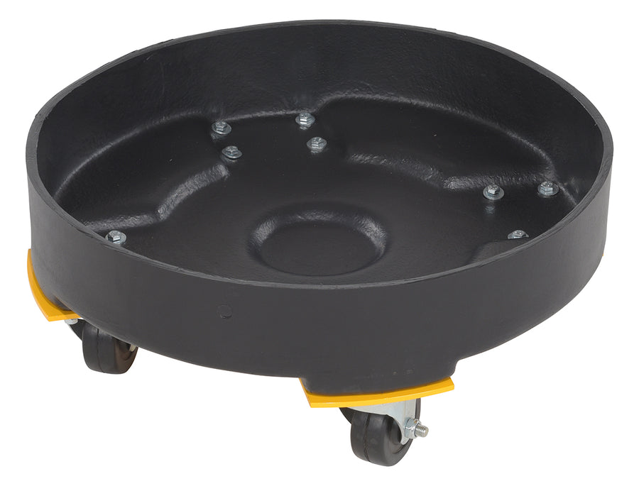 DRUM DOLLY HD POLY BLACK 30 GALLON
