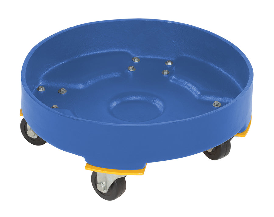 DRUM DOLLY HD POLY BLUE 30 GALLON