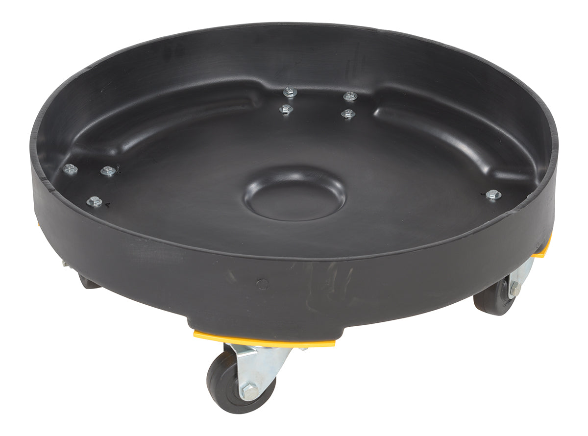 DRUM DOLLY HD POLY BLACK 55 GALLON