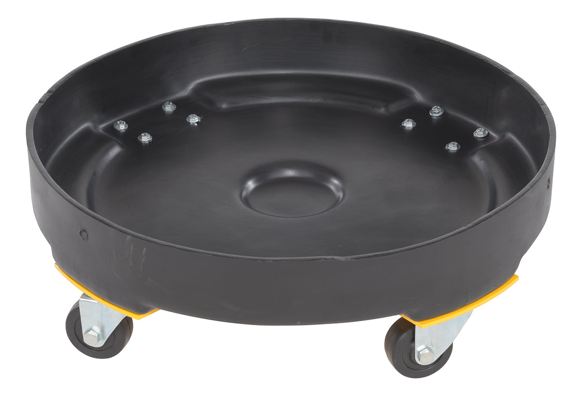 DRUM DOLLY HD POLY BLACK 55 GALLON