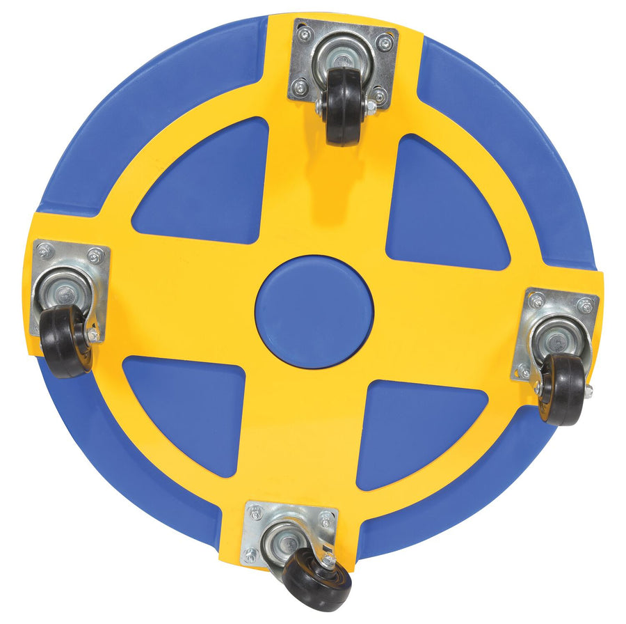 DRUM DOLLY HD POLY BLUE 55 GALLON