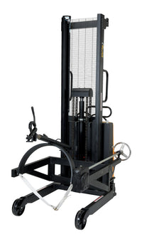 Thumbnail for Steel Air Powered Drum Lifter/Rotator/Transporter 57 In. x 31 In. x 85 In. 550 Lb. Cap Black/Yellow