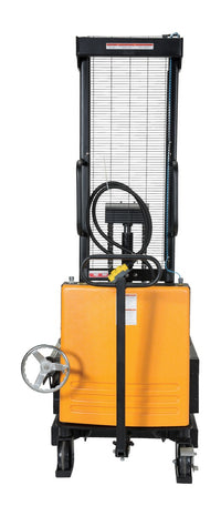 Thumbnail for Steel Air Powered Drum Lifter/Rotator/Transporter 57 In. x 31 In. x 85 In. 550 Lb. Cap Black/Yellow