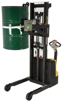Thumbnail for Steel DC Power Drum Lifter/Rotator/Trans w Scale 34-5/8 x 61-13/16 x 85-7/16 In. 550 Lb. Cap Blk/Yel