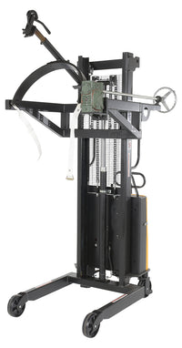 Thumbnail for Steel DC Power Drum Lifter/Rotator/Transporter 61 x 36-1/4 In. x 88 In. 550 Lb. Cap Black/Yellow