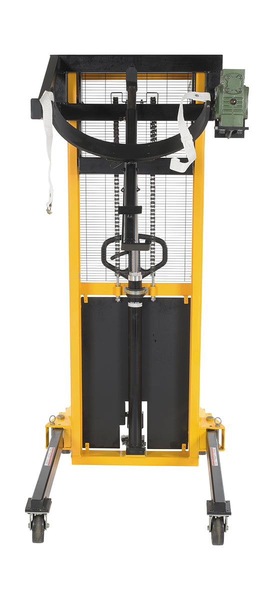 Steel Manual Drum Lifter/Rotator/Transport 51-1/2 x 34 In. x 82-5/8 In. 550 Lb. Cap Yellow/Black