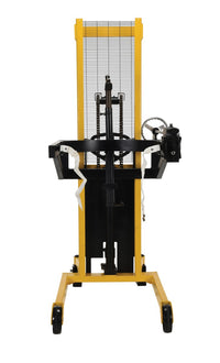 Thumbnail for Steel Manual Drum Lifter/Rotator/Transporter 52 In. x 33 In. x 85-7/16 In. 550 Lb. Cap Yellow/Black