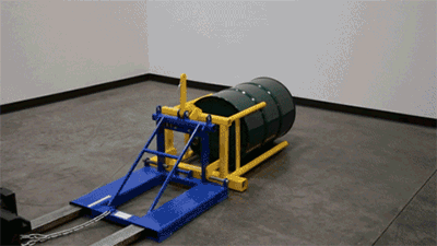 Vestil Steel Drum Positioner - 55-Gallon